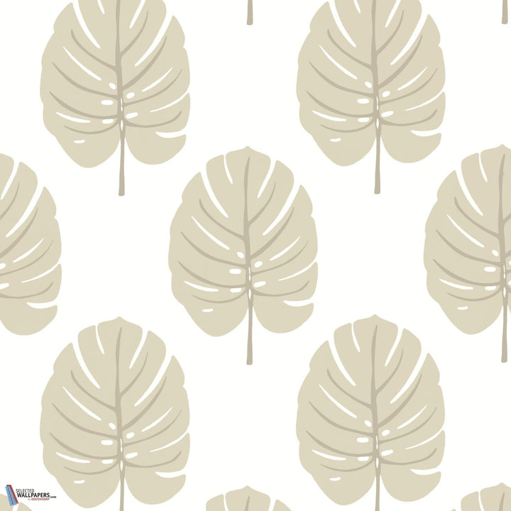 Monstera-Behang-Tapete-Thibaut-Beige-Rol-T13956-Selected Wallpapers