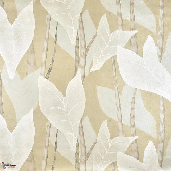 Monstera behang-Pierre Frey-Sable-Meter (M1)-Selected-Wallpapers-Interiors