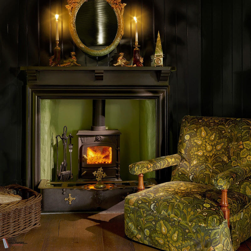Moon Garden Velvet fabric-House of Hackney-Selected-Wallpapers-Interiors