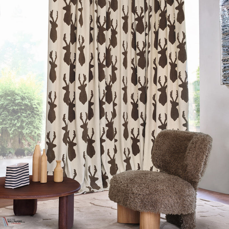 Moritz fabric-Casamance-Selected-Wallpapers-Interiors