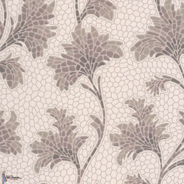 Mosaic Trail-Little Greene-behang-Slaked Lime-Rol-Selected Wallpapers