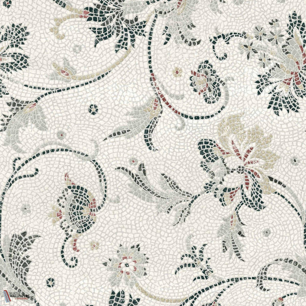 Mosaicum wallpaper-Coordonne-Nacre-Non Woven-Roll-Selected Wallpapers-Interiors