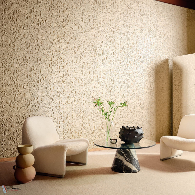 Mosaique du verger behang-Elitis-Selected-Wallpapers-Interiors