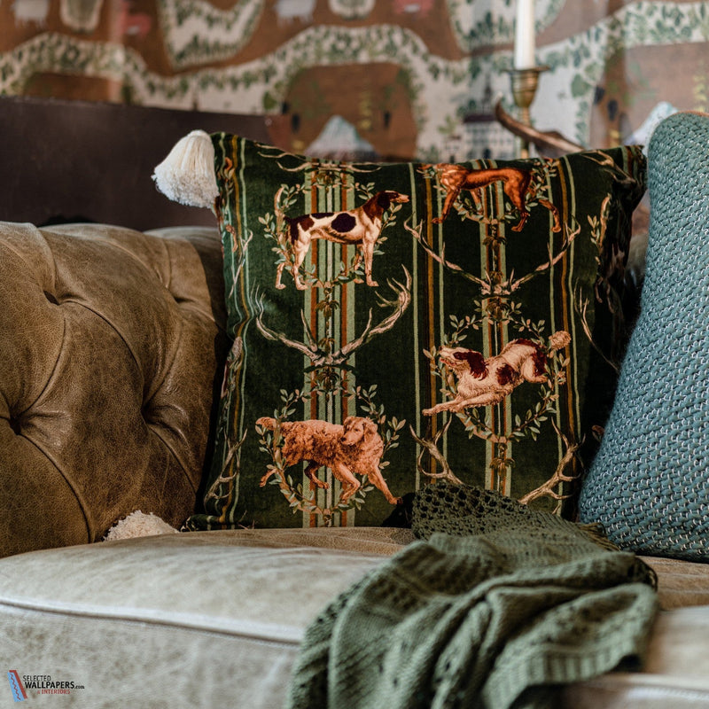 Mountain Dogs cushion by Mind the Gap — interior
