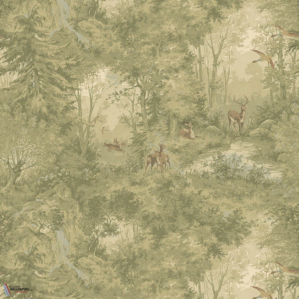 Mulberry Woodland behang-Mulberry-Misty Morning-Rol-Selected-Wallpapers-Interiors