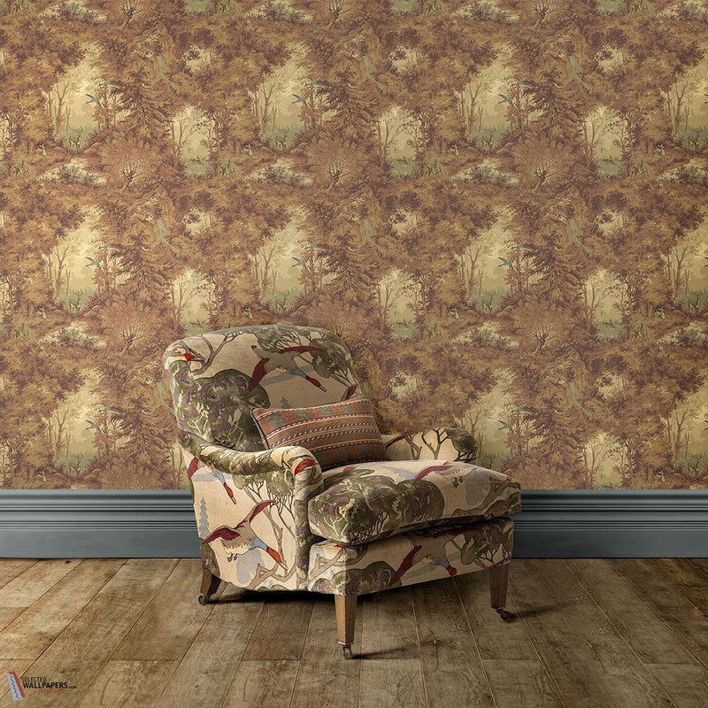 Mulberry Woodland behang-Mulberry-Selected-Wallpapers-Interiors