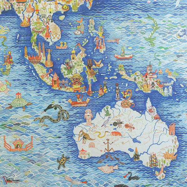 Musique du Monde-Pierre Frey-behang-Selected Wallpapers