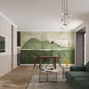Namasté behang-Inkiostro Bianco-Selected Wallpapers-Interiors