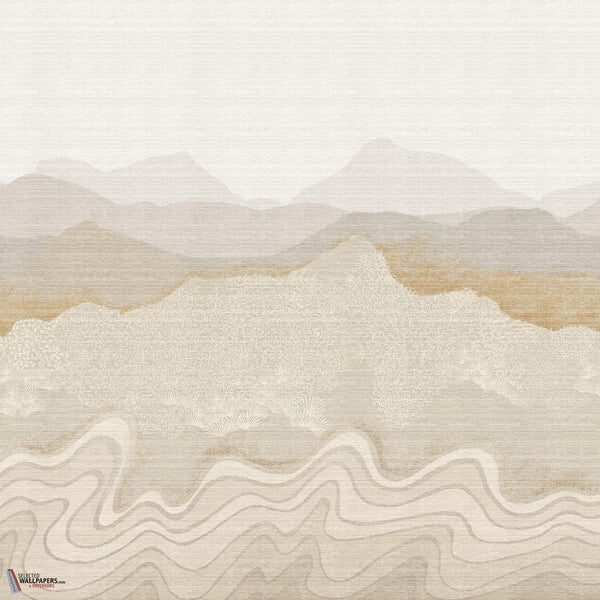 Nebula wallpaper-Masureel-Gold-Paneel A-Selected-Wallpapers-Interiors