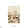 Neloe wallpaper-Casamance-Selected Wallpapers-Interiors