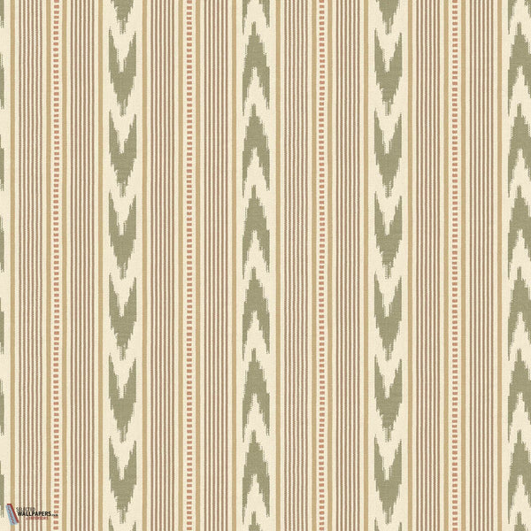 Newport Stripe behang-Mulberry-Lovat-Rol-Selected-Wallpapers-Interiors