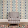 Newport Stripe wallpaper-Mulberry-Selected-Wallpapers-Interiors