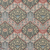 Norbury behang-Morris & Co-Brick/Teal-Rol-Selected Wallpapers-Interiors