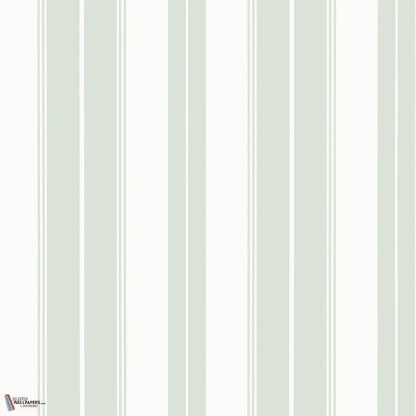 Norfolk Stripe behang-Thibaut-Willow-Rol-Selected-Wallpapers-Interiors