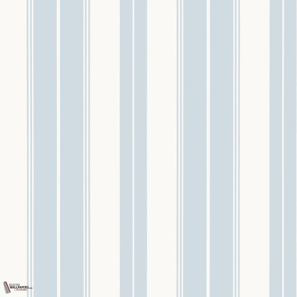 Norfolk Stripe behang-Thibaut-Light Blue-Rol-Selected-Wallpapers-Interiors