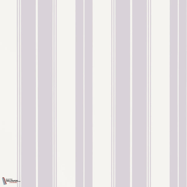 Norfolk Stripe behang-Thibaut-Lilac-Rol-Selected-Wallpapers-Interiors