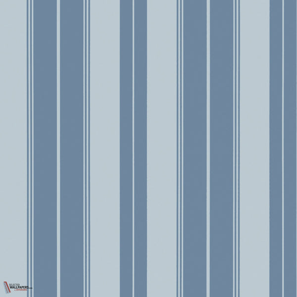 Norfolk Stripe behang-Thibaut-French Blue-Rol-Selected-Wallpapers-Interiors