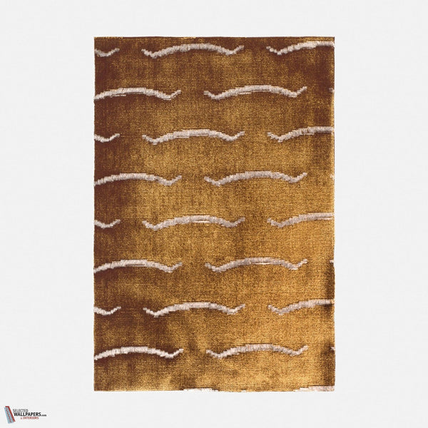 Nouvelles Vagues Stoff-Dedar-Tabacco-Meter (M1)-Selected Wallpapers-Interiors