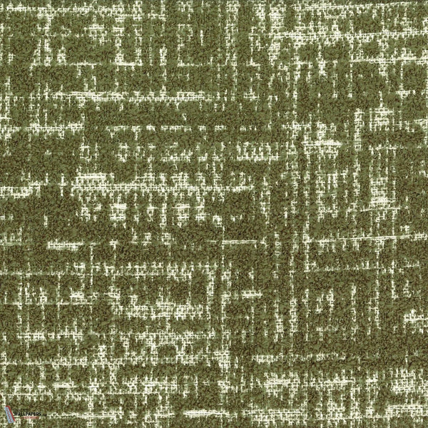 Nubra stof-Casamance-Olive-Meter (M1)-Selected-Wallpapers-Interiors