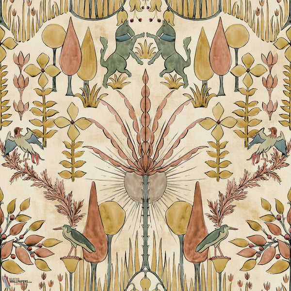 Oasis Villa behang-Coordonne-Sand-Rol-Selected-Wallpapers-Interiors