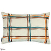 Oban kussen-Casamance-Turquoise Orange-40 x 60 cm-Selected Wallpapers-Interiors