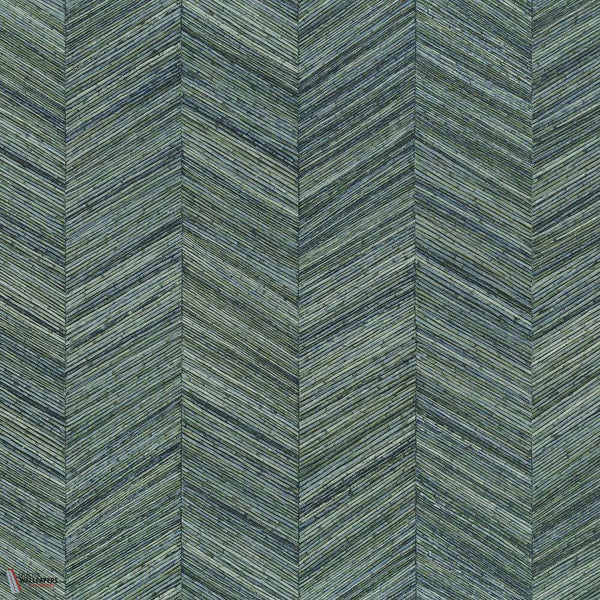 Ocotea Tapete-Casamance-Vert Imperial-Rolle-Selected-Wallpapers-Interiors