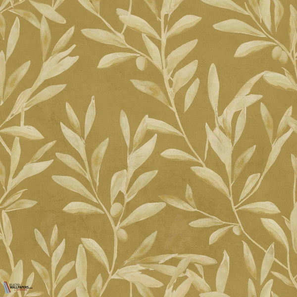 Olivetum Tapete-Coordonne-Curry-Non Woven-Rolle-Selected Wallpapers-Interiors