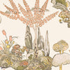 Orleans behang-Thibaut-Apricot and ginger-Rol-Selected Wallpapers-Interiors