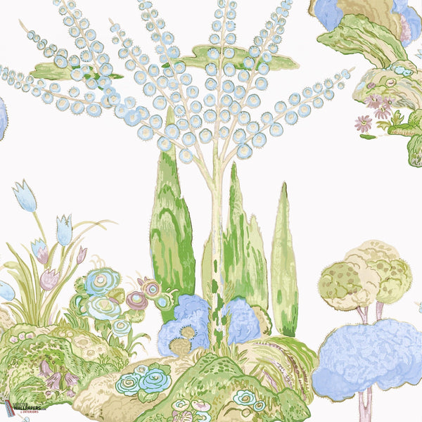 Orleans behang-Thibaut-Lavender-Rol-Selected Wallpapers-Interiors