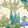 Orleans behang-Thibaut-Yellow and red-Rol-Selected Wallpapers-Interiors