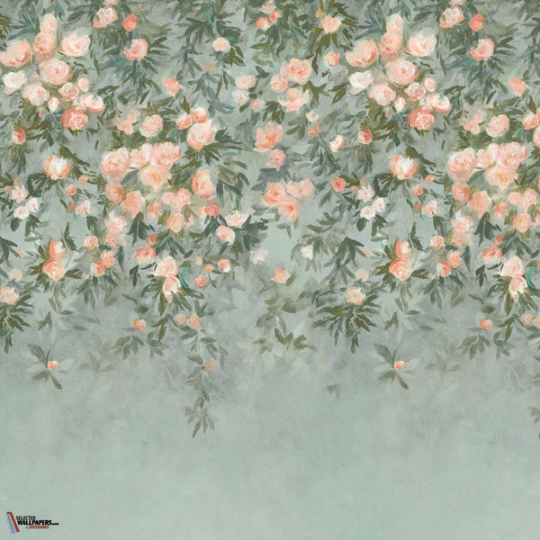 Ottavia Mural behang-Romo-Coral-Rol-Selected-Wallpapers-Interiors