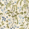 Ottilia behang-Sandberg-Olive Green-Mattic-M2-Selected Wallpapers-Interiors