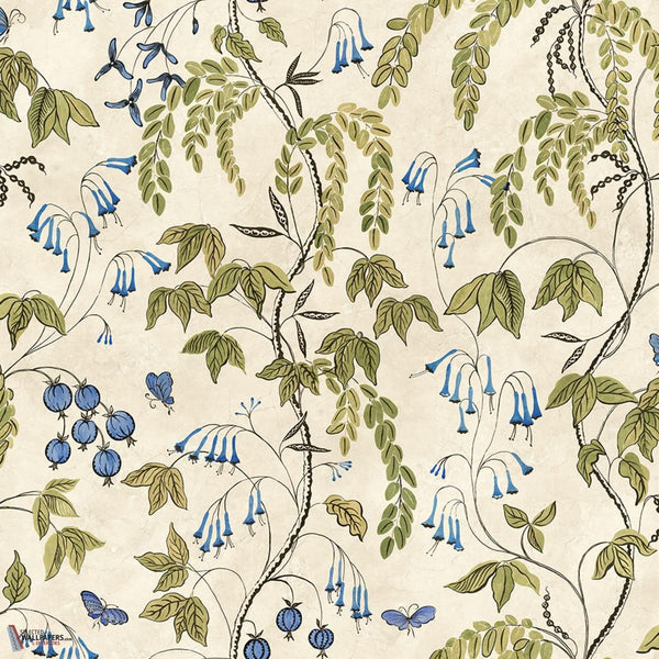 Ottilia behang-Sandberg-Olive Green-Mattic-M2-Selected Wallpapers-Interiors