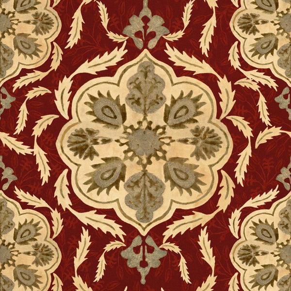 Ottoman wallpaper-Mind the Gap-Red-300 cm (standaard)-Selected-Wallpapers-Interiors