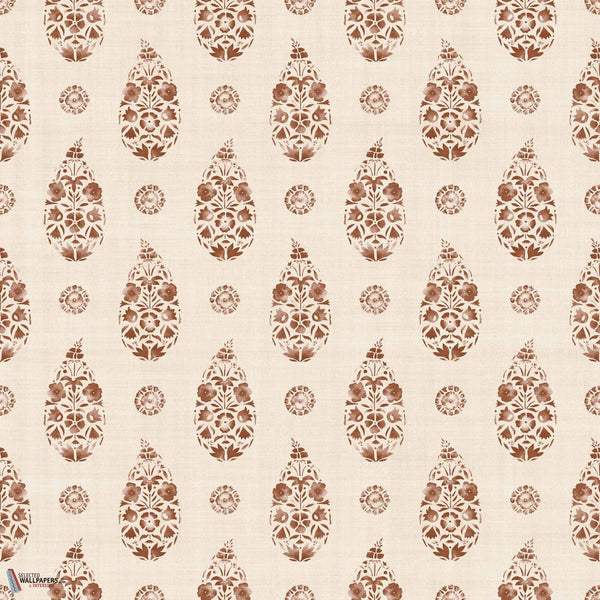 Paisley behang-Coordonne-Clay-Non Woven-Rol-Selected Wallpapers-Interiors