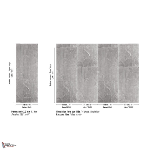 Palimpseste wallpaper-Elitis-Selected-Wallpapers-Interiors