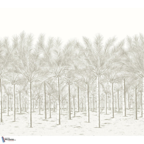 Palm Grove Mural-Behang-Thibaut-Beige-Set-TM13948-Selected Wallpapers