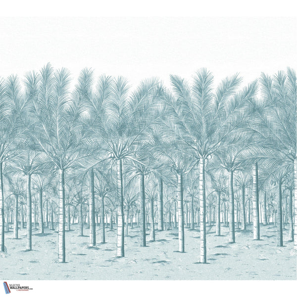 Palm Grove Mural-Behang-Thibaut-Spa Blue-Set-TM13949-Selected Wallpapers