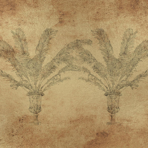 Palma behang-Coordonne-Gold-Metallics-M2-Selected Wallpapers-Interiors