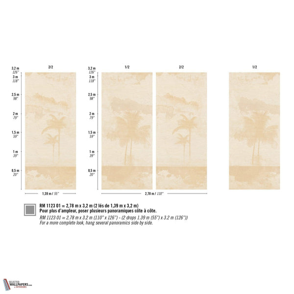 Palmeraie wallpaper-Elitis-Selected Wallpapers-Interiors
