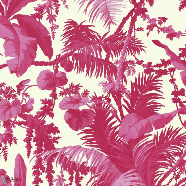 Pampas behang-House of Hackney-Off White & Azalea-200 cm-Selected-Wallpapers-Interiors