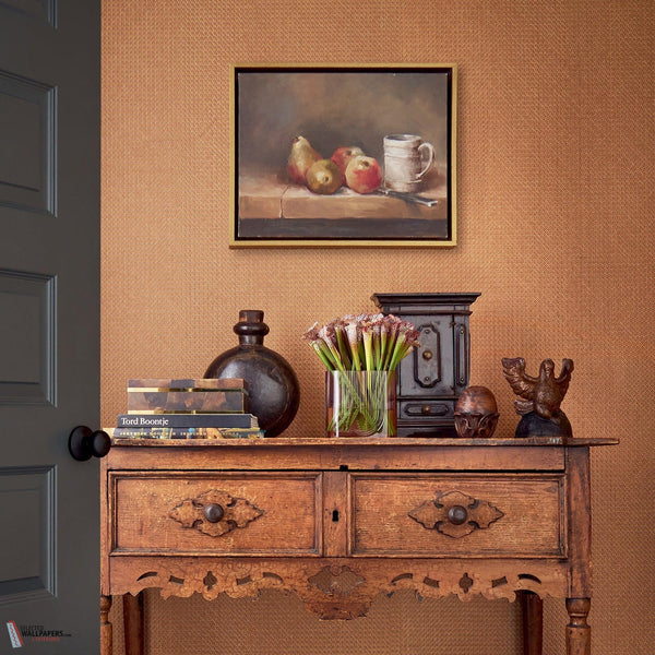 Paper Rattan wallpaper-Thibaut-Selected Wallpapers-Interiors