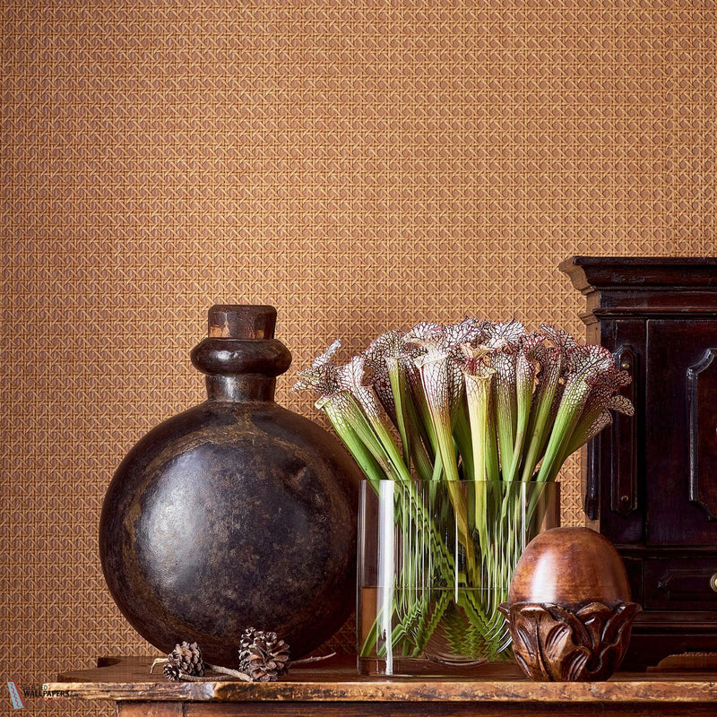 Paper Rattan wallpaper by Thibaut