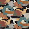 Parade stof-Casamance-Acajou Acier-Meter (M1)-Selected Interiors