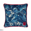 Paradeisos Kussen-Kussen-Mind the Gap-Indigo/Red-50 x 50 cm-Selected Interiors