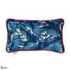 Paradeisos Kussen-Kussen-Mind the Gap-Indigo/Red-50 x 30 cm-Selected Interiors