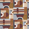 Paro stof-Casamance-Pourpre Ocre-Meter (M1)-Selected-Wallpapers-Interiors