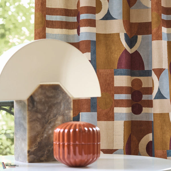 Paro stof-Casamance-Selected-Wallpapers-Interiors