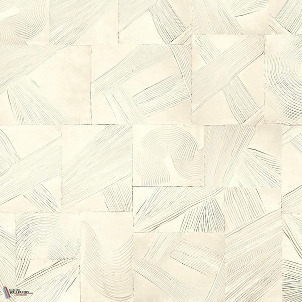 Paros Tapete-Masureel-White-Paneel A-260 cm-Selected Wallpapers-Interiors