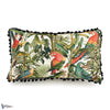 Parrots of Brasil Linen Kussen-Kussen-Mind the Gap-Red/Green/White-50 x 30 cm-Selected Interiors